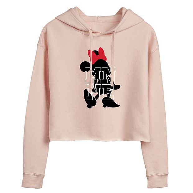 Minnie mouse cropped hoodie on sale