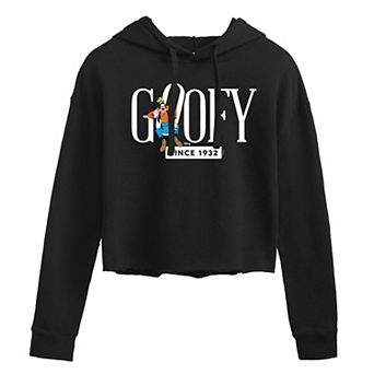 Disney's Goofy Juniors' Since 1932 Cropped Hoodie