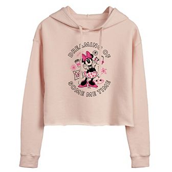 Disney's Minnie Mouse Juniors' Dream Cropped Hoodie