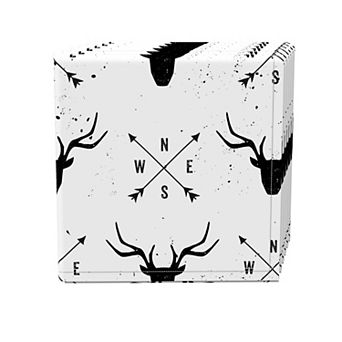Napkin Set, 100% Polyester, Set of 4, 18x18", Deer & Arrows