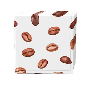 Napkin Set, 100% Polyester, Set of 4, 18x18", Coffee Beans