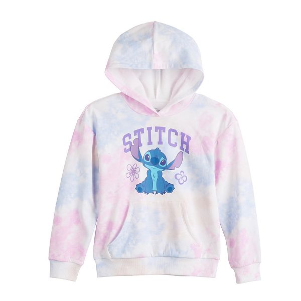 Sweat à capuche hoodie oversize Stitch bleu femme