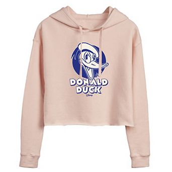 Disney's Donald Duck Juniors' Cropped Hoodie