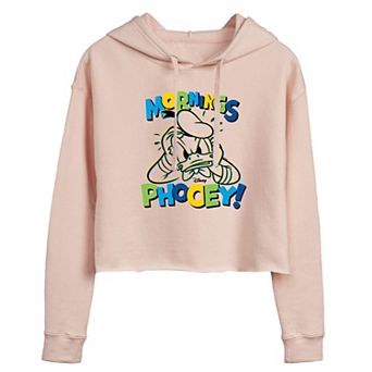 Disney's Donald Duck Juniors' Phooey Cropped Graphic Hoodie