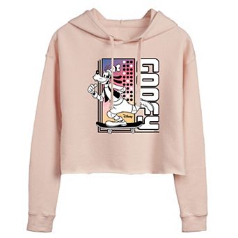 Disney's Goofy Juniors' Cropped Graphic Hoodie