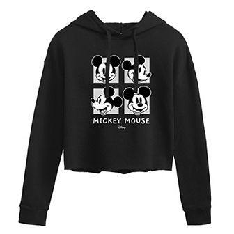 Disney's Mickey Mouse Juniors' Cropped Hoodie