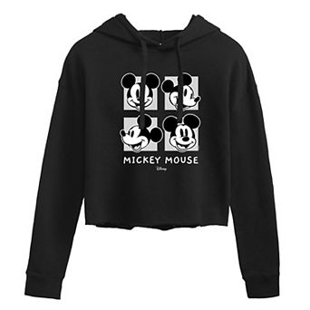 Disney's Mickey Mouse Juniors' Cropped Hoodie