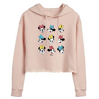 Disney's Minnie Mouse Juniors' Cropped Hoodie