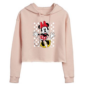 Disney's Minnie Mouse Juniors' Cropped Hoodie