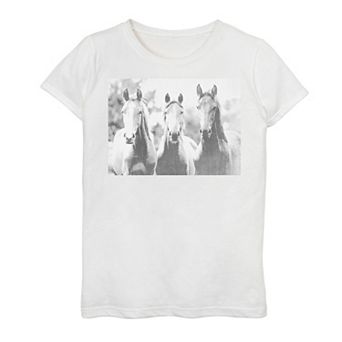 Girls 7-16 Wild Horses Graphic Tee