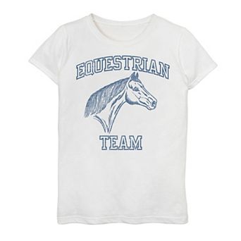 Girls 7-16 Equestrian Team Horse Logo Graphic Tee