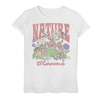 Girls 7-16 Nature Blooms Graphic Tee