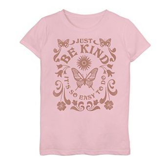 Girls 7-16 Just Be Kind Its So Easy To Do Graphic Tee