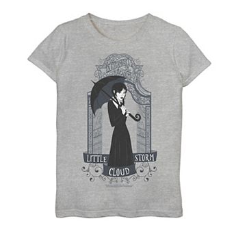 Girls 7-16 Wednesday Adams Little Storm Cloud Graphic Tee