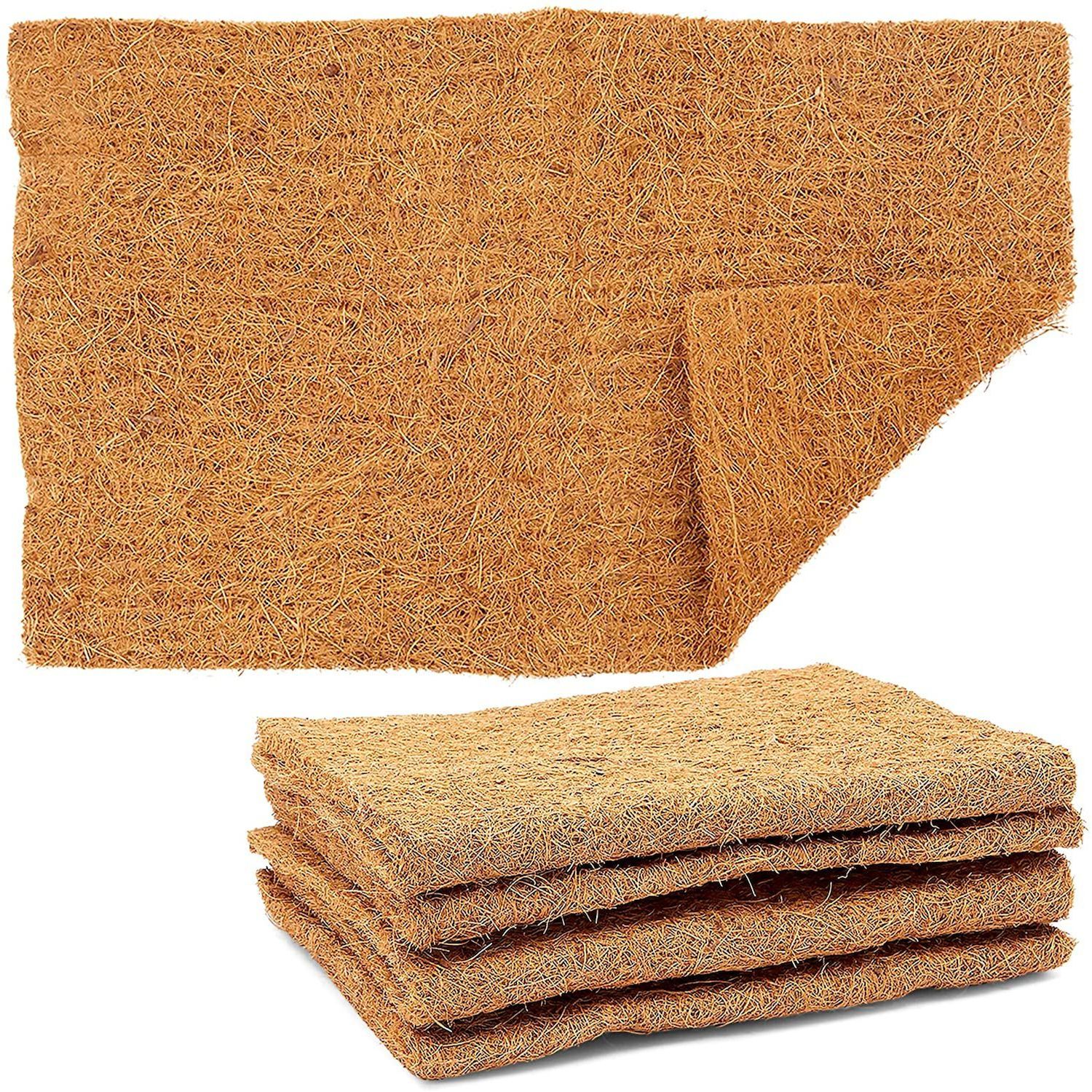 Plain Coco Coir Door Mat, Bare Natural Unadorned Doormat for