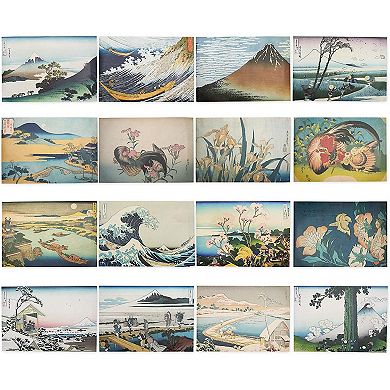 Katsushika Hokusai Posters (13 x 19 In, 20 Pack)