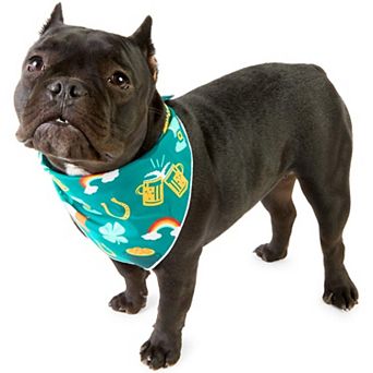 6 Pack St Patricks Dog Bandana Collar Neck Scarf Tie for Canine, Cats Costumes