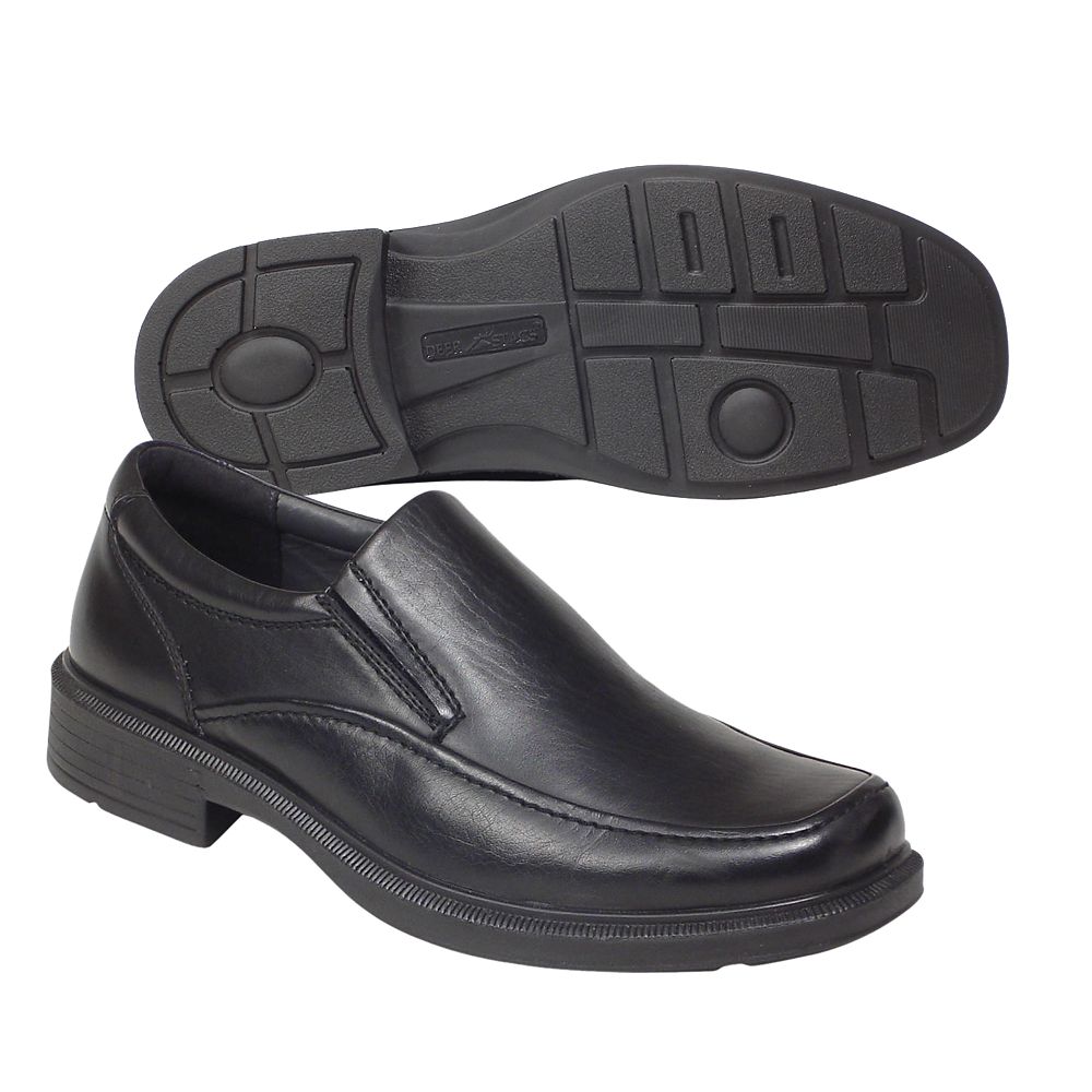 Mens Deer Stags Brooklyn Slip On Loafers 10 M Black Square Toe Amazon.com | Deer Stags mens Brooklyn loafers shoes, Black  main image 4
