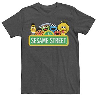 Big & Tall Sesame Street Peak Logo Tee