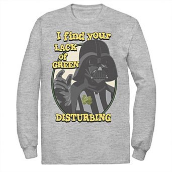 Big & Tall Darth Vader Lack Of Green Disturbing Tee