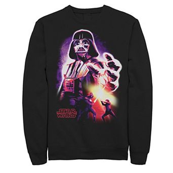Big & Tall Star Wars Neon Darth Vader Sweatshirt
