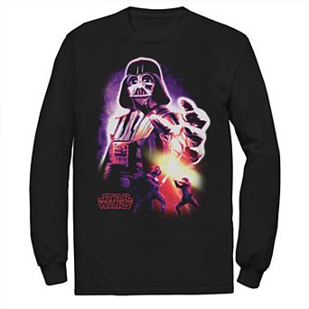 Big & Tall Star Wars Neon Darth Vader Tee