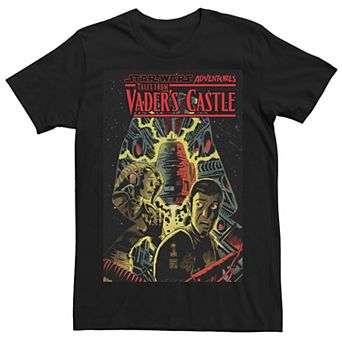 Big & Tall Star Wars Vaders Spaceship Castle Comic Tee