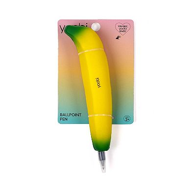 Yoobi Novelty Squishy Banana Ballpoint Pen