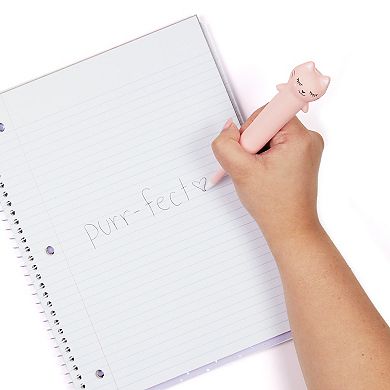 Yoobi Squishy Pink Cat Pen
