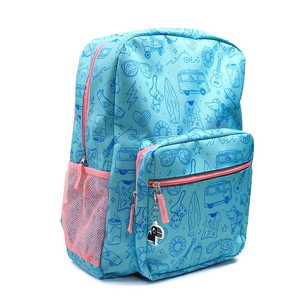 Yoobi Backpack Zipper Pouch - Blue