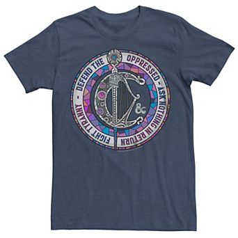 Men's Dungeons & Dragons Stained Glass Badge Tee