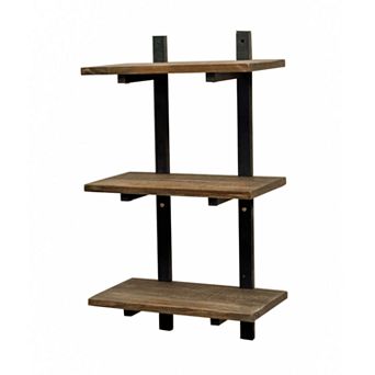 Alaterre Furniture Pomona 3-Shelf Wall Decor