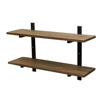 Alaterre Furniture Pomona 2-Shelf Wall Decor