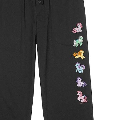 Men's Hasbro My Little Pony Line Up Logo Pajama Pants
