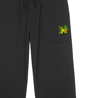 Men's MTV Botanical Cactus Logo Pajama Pants