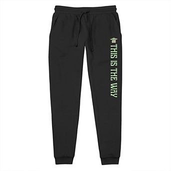 Men's Star Wars Mandalorian Grogu This Is The Way Banded Bottom Pajama Pants