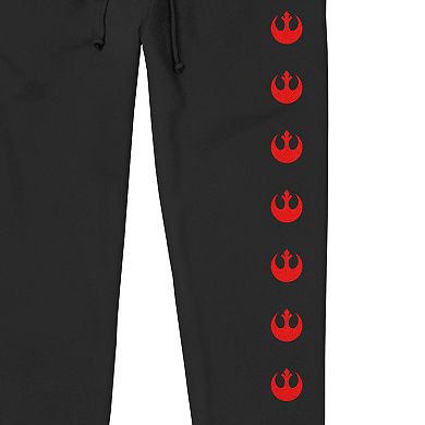 Men's Star Wars Vertical Rebel Logo Lightweight Jogger Pajama Pants