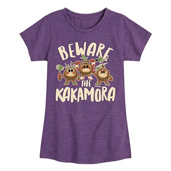 Disney's Moana Girls 7-16 Beware The Kakamora Graphic Tee