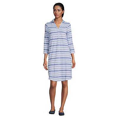 Women s Lands End Cotton Polo Shirtdress