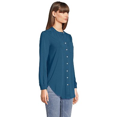 Women's Lands' End Long Sleeve A-Line Tunic