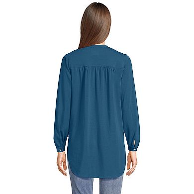 Women's Lands' End Long Sleeve A-Line Tunic