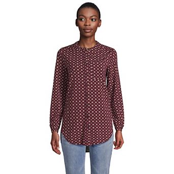 Women's Lands' End Long Sleeve A-Line Tunic
