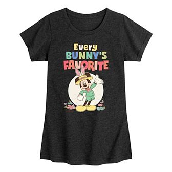 Disney's Mickey Mouse Girls 7-16 Every Bunny's Favorite Graphic Tee