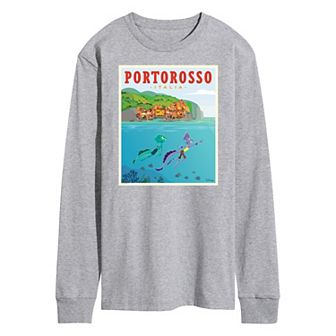Disney's Luca Men's Italy Postcard Long Sleeve
