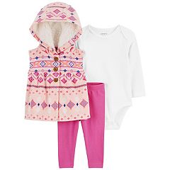 Carters Baby Girl's 3 Piece Matching Outfit Set-2 Onsies, 1 Pant – Shop  Munki