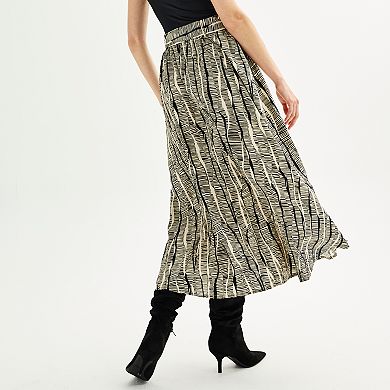 Women's Nine West Belted Maxi Skirt