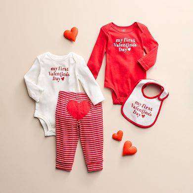 Baby Carter's 2-Piece My First Valentine's Day Bodysuit & Pant Set