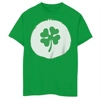 Boys 8-20 Care Bears Green Shamrock Tee