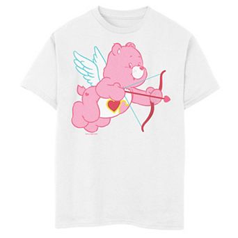 Boys 8-20 Care Bears Love A Lot Bear Cupids Bow Tee