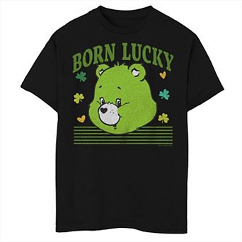 Boys 8-20 Care Bears Born Lucky Tee